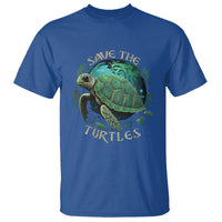 Earth Day T Shirt Save The Turtles Ocean Day Crisis Environmental Activism - Wonder Print Shop