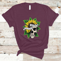 Mental Health Matters T Shirt Mental Health Awareness Fight the Stigma Mental Health Matters Flower Skull Support - Wonder Print Shop