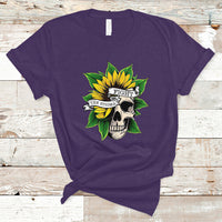 Mental Health Matters T Shirt Mental Health Awareness Fight the Stigma Mental Health Matters Flower Skull Support - Wonder Print Shop