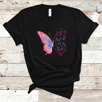 Mental Health Matters T Shirt Be Kind Mental Health Matters Floral Butterfly Motivational Mental Health Awareness - Wonder Print Shop