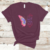 Mental Health Matters T Shirt Be Kind Mental Health Matters Floral Butterfly Motivational Mental Health Awareness - Wonder Print Shop