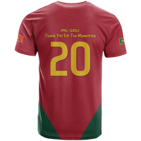 Custom Photo Portuguese Footballer T Shirt 1996-2025 Thank You For The Memories CTM09
