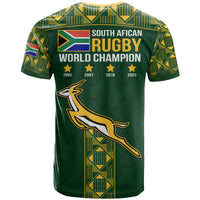 Springboks Rugby T Shirt South Africa History Champions - Wonder Print Shop