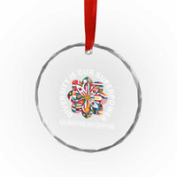 AAPI Heritage Month Crystal Glass Ornament Diversity Is Our Superpower Asian American and Pacific Islander TS02