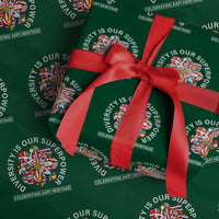 AAPI Heritage Month Wrapping Paper Roll Diversity Is Our Superpower Asian American and Pacific Islander - Wonder Print Shop