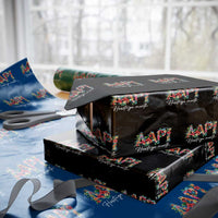 AAPI Heritage Month Wrapping Paper Roll Retro Elegant Floral Asian American Pacific Islander - Wonder Print Shop