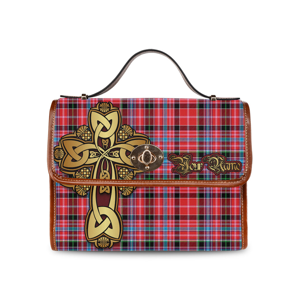 aberdeen-district-tartan-canvas-bag-personalize-your-name-with-golden-thistle-and-celtic-cross-canvas-bag