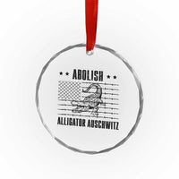 Abolish Alligator Prison Crystal Glass Ornament Stop Alcatraz Sace Everglades - Wonder Print Shop