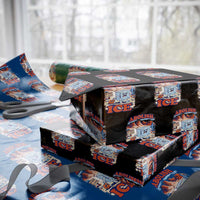 Abolish Ice Protest Wrapping Paper Roll Retro Protest No Human Is Illegal