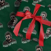 Adam Inspired Graphic Wrapping Paper Roll The Woo Memorial Tribute - Wonder Print Shop