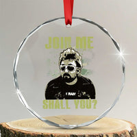 Adam Inspired Memorial Crystal Glass Ornament Join Me Shall You The Woo Tribute - Wonder Print Shop
