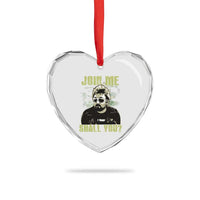 Adam Inspired Memorial Heart Crystal Glass Ornament Join Me Shall You The Woo Tribute - Wonder Print Shop