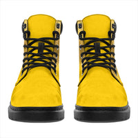 African American Buffalo Soldier All Season Boots We Can We Will - Yellow - Wonder Print Shop