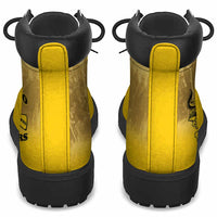 African American Buffalo Soldier All Season Boots We Can We Will - Yellow - Wonder Print Shop