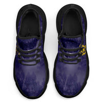 African American Buffalo Soldier Clunky Sneakers We Can We Will - Navy Blue - Wonder Print Shop