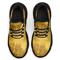 African American Buffalo Soldier Clunky Sneakers We Can We Will - Yellow - Wonder Print Shop