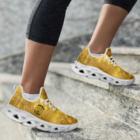 African American Buffalo Soldier Clunky Sneakers We Can We Will - Yellow - Wonder Print Shop