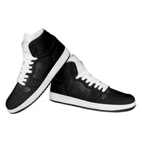 African American Buffalo Soldier High Sneakers AJ1 We Can We Will - Black LT15