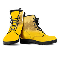 African American Buffalo Soldier Leather Boots We Can We Will - Yellow - Wonder Print Shop