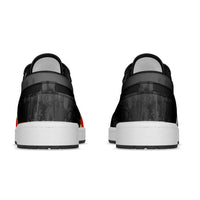 African American Buffalo Soldier Low Sneakers We Can We Will - Black LT15