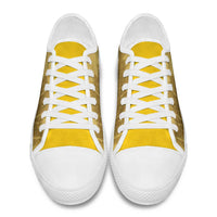 African American Buffalo Soldier Low Top Shoes We Can We Will - Yellow - Wonder Print Shop