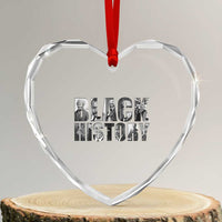 African American Leaders Heart Crystal Glass Ornament Black History Month Legends - Wonder Print Shop