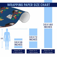 African American Nurse Wrapping Paper Roll Joyful Kwanzaa Celebration Gift - Wonder Print Shop