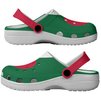 African Proud Algeria Flag Clogs Shoes - Wonder Print Shop