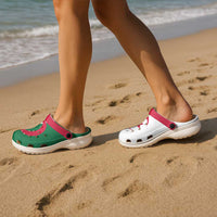 African Proud Algeria Flag Clogs Shoes - Wonder Print Shop