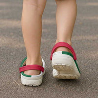 African Proud Algeria Flag Clogs Shoes - Wonder Print Shop