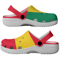 African Proud Benin Flag Clogs Shoes - Wonder Print Shop