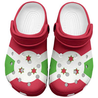 African Proud Burundi Flag Clogs Shoes - Wonder Print Shop