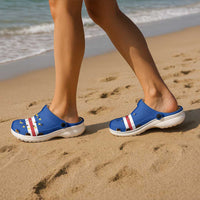 African Proud Cape Verde Flag Clogs Shoes - Wonder Print Shop