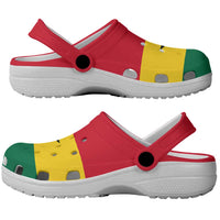 African Proud Ghana Flag Clogs Shoes - Wonder Print Shop