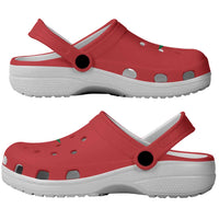 African Proud Morocco Flag Clogs Shoes - Wonder Print Shop