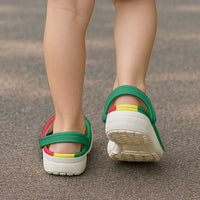 African Proud Senegal Flag Clogs Shoes - Wonder Print Shop
