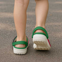 African Proud Sudan Flag Clogs Shoes - Wonder Print Shop