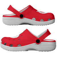 African Proud Tunisia Flag Clogs Shoes - Wonder Print Shop