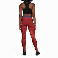 Afro-Panama Football 2026 Leggings La Marea Roja Making History - Wonder Print Shop