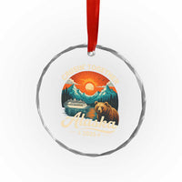 Alaska Cruise Crystal Glass Ornament Retro Alaskan Cruisin Together Matching Family Cruise TS10