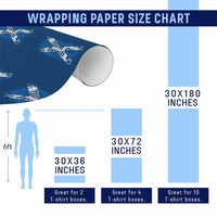 Alba Gu Brath Wrapping Paper Roll Vintage Scottish Scotland Flag Saltire - Wonder Print Shop