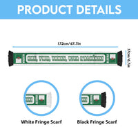 Algeria 2026 Football Personalized Soccer Scarf One Two Three Viva L'algerie