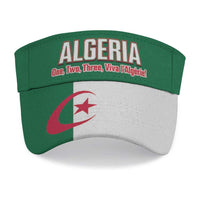 Algeria 2026 Football Sun Visor Cap One Two Three Viva L'algerie