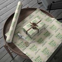 All Booked For St Patricks Day Wrapping Paper Roll Irish Bookworm Gift