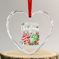 All I Want For Christmas Is 67 Heart Crystal Glass Ornament Trending Meme Holiday Gift - Wonder Print Shop