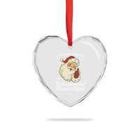 All I Want For Christmas Is Fundamental Human Rights Heart Crystal Glass Ornament Xmas Supporters Gift - Wonder Print Shop