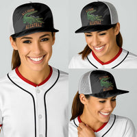 Alligator Alcatraz Baseball Net Cap ICE With A Bite - Wonder Print Shop