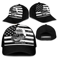 Alligator Alcatraz Classic Cap Cool Gator Everglades USA Grunge Flag LT14