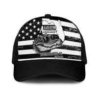Alligator Alcatraz Mesh Trucker Cap Cool Gator Everglades USA Grunge Flag LT14