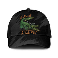 Alligator Alcatraz Mesh Trucker Cap ICE With A Bite - Wonder Print Shop